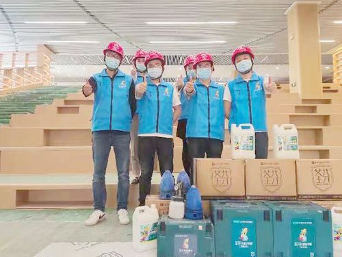 西安曲江第一小學除甲醛施工案例